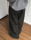 [Mink Brushed] Sonek Rustling Cotton Wide Cargo Pants