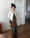 Lening Lace Layered Long Sleeveless