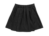 Litu Black Blue Pleats Skirt