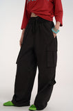 two way Elastic-waist pants