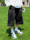 Basic Cotton Two Tuck Bermuda Pants