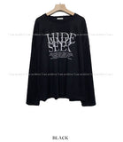 Hyde Letter Ribbed Knit Tee