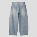 Wayne Stripe Balloon Denim Pants