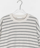 Jaycoo Crop Stripe Sweatshirt