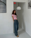 [U-BASIC] [1+1] Mitzu U-neck short sleeves
