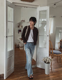 Veil two-tuck wide denim pants