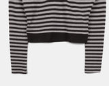 Odell Stripe Burton Cropped Hooded T-Shirt