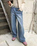 SIDE FOLD WASHING DENIM