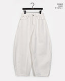 Hiro Ribbon Pocket Wide Cotton Pants