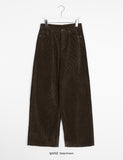 Hakoi corduroy wide pants