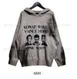 Komap Dirty Over Knit Hoodie
