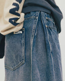 [AG] Side Panel Balloon Denim Pants