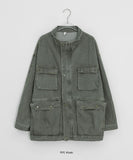 Tuto Pocket Pigment Half Bomber Jacket