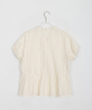 Jutti Dot Ribbon Frill Blouse