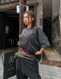 Crack star vintage pigment short sleeves