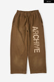 Archive dyeing crack sweat pants