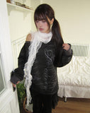 Melien Dot Shirring Muffler