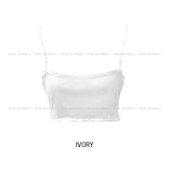 Glits see-through mesh strap bustier