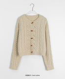 Janku Duffel Cable Wool Cardigan