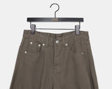 Juri Cut Pintuck Balloon Cotton Long Pants