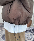 Dust wax coated padded jumper