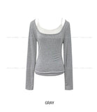 Mako Color Matching Layered Long Sleeve