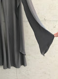 Ribbon Shirring Bootcut Pants