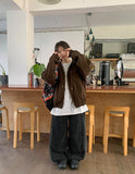 [unisex] Nehiko two-way work hood zip-up jumper