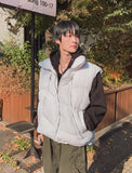 Lowsy Wave Zipper Padded Vest
