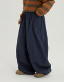 [BAONHAUS] Kinfu pigment banding wide balloon pants