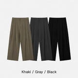 Osel Two-Tuck Wide Slacks
