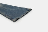 Wrinkle washed crack bootcut denim pants