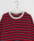 Tokumo Stripe Over Long Sleeve Tee