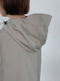 [Unisex] iie Pocket Nylon Hooded Vest