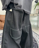 Akid Big Pocket Balloon Denim Pants