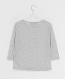 Ripe See-through Dot Three Quarter See-through Layered Tee