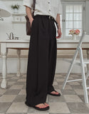 Noel Pintuck Ankle Adjust Slacks