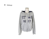 Burts Star Color Matching Hood Zip-Up