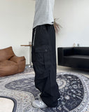 Rotten Pintuck Cargo Banding Pants