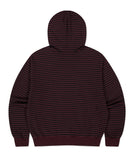 EMPTY STRIPE ZIP UP HOODIE