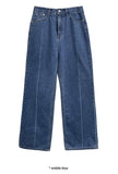 LINE FADING STRAIGHT DENIM