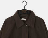 Wicon Collar Cotton Crop Short Jumper Jacket