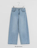 Hilka cut denim wide pants