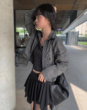 Hota Tiered Shirring Span Mini Skirt
