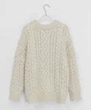 Hanme Cable Round Wool Knit