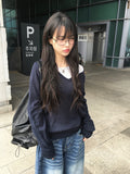 Haren Deep V-neck Loose Fit Knit