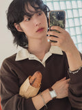 Clay collar long sleeve t-shirt