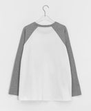 Delanto Patch Raglan Over Long Sleeve Tee