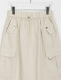 Nino banding cargo long skirt