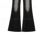 Cya Cat Washed Bootcut Denim Pants